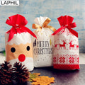 12pcs Merry Christmas Gift Bags Santa Claus Xmas Tree Packing Bags 2019 Christmas Candy Bags Navidad